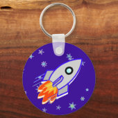 Porte-clés Bateau à fusée (Recto)