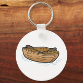 Porte-clés Bateau à rames marron (Recto)