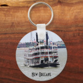 Porte-clés Bateau à vapeur sur le fleuve Mississippi (Recto)