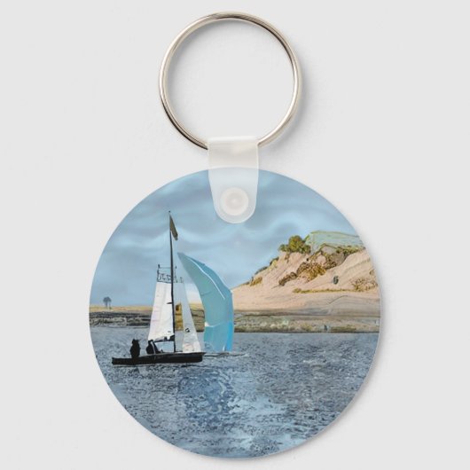 PORTE-CLÉS BATEAU À VOILE (Recto)