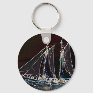 Porte-clés Bateau à voile - Photographie abstraite
