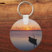 Porte-clés Bateau au coucher du soleil porte - clé (Recto)
