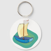 Porte-clés Bateau bleu (Recto)