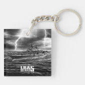 Porte-clés Bateau d'assaut amphibie Peleliu Aif porte - clé (Dos)