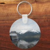 Porte-clés Bateau de croisière à Skagway, Alaska (Recto)