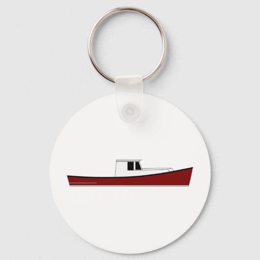 Porte-clés Bateau de homard du Maine (Recto)