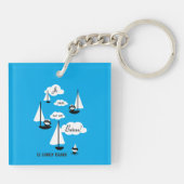 Porte-clés Bateau de l'ONU de sur de suis de Je ! (Dos)