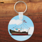 Porte-clés Bateau de pêche (Recto)