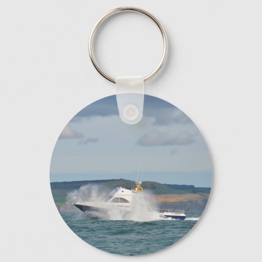 Porte-clés Bateau de pêche de loisirs (Recto)