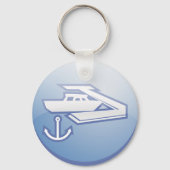 Porte-clés Bateau et Ancre Marine nautique (Recto)