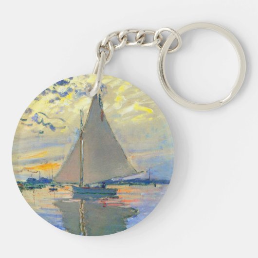 Porte-clés Bateau Monet au Petit-Gennevilliers (Dos)