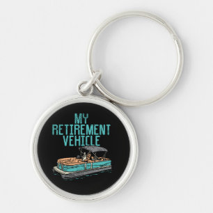 Porte-clés Bateau Pontoon - Mon véhicule de retraite