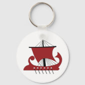 Porte-clés Bateau Viking Longship Silhouette Drakkar (Verso)