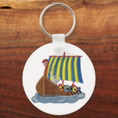 Porte-clés Bateau viking suédois (Recto)