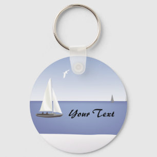 Porte-clés Bateaux à voile sur le Porte - clé Horizon