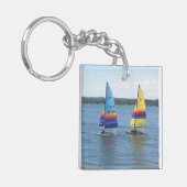 Porte-clés Bateaux à voile sur Silver Lake (Devant gauche)