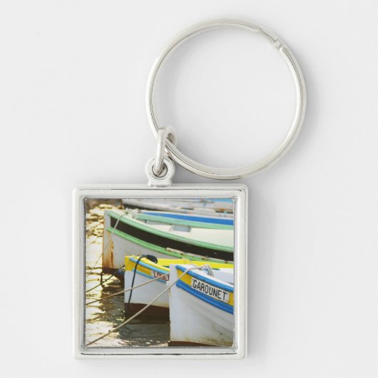 Porte-clés Bateaux de pêche provençaux typiques peints en (Devant)