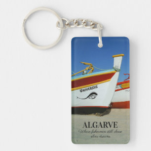 Porte-clés Bateaux de pêche sur la plage de l'Algarve Photo