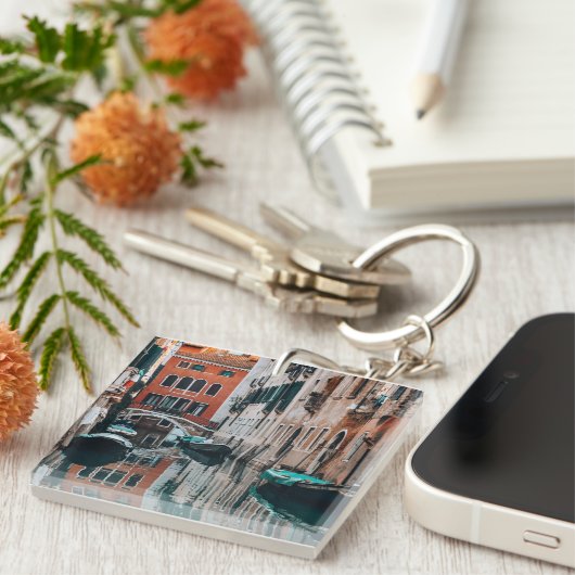 Porte-clés Bateaux de Venise (Devant Droit)