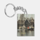 Porte-clés Bateaux multilingues personnalisés (Devant gauche)