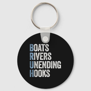 Porte-clés Bateaux Rivières Crochet Sans Fin Drôle Cadeau Pêc