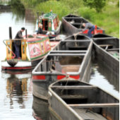 PORTE-CLÉS BATEAUX SUR LE CANAL