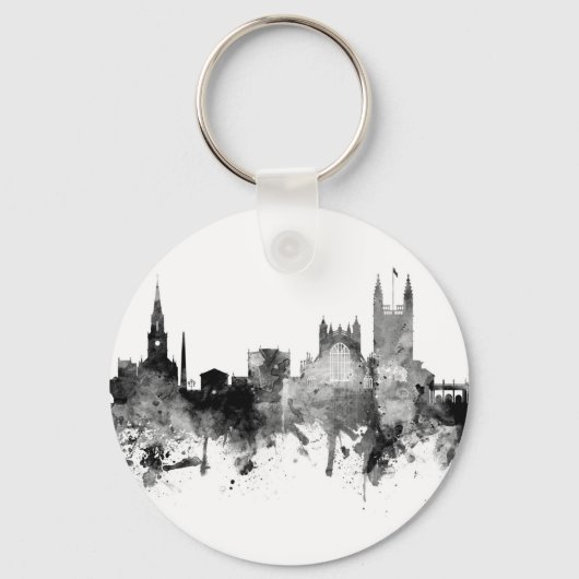 Porte-clés Bath England Skyline Cityscape (Recto)