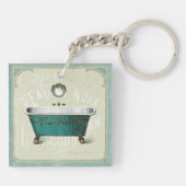 Porte-clés Bath parisien vintage (Dos)