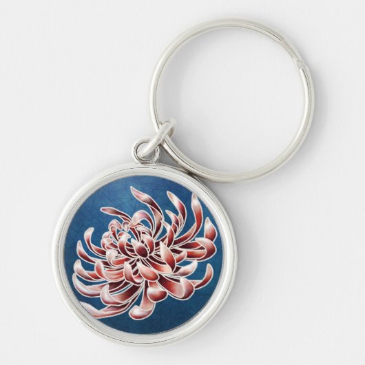 Porte-clés Batik Chrysanthemum (Devant)