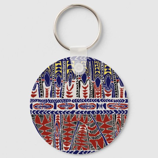 Porte-clés Batik des mers du Sud Samoa (Recto)