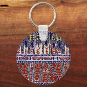 Porte-clés Batik des mers du Sud Samoa (Recto)