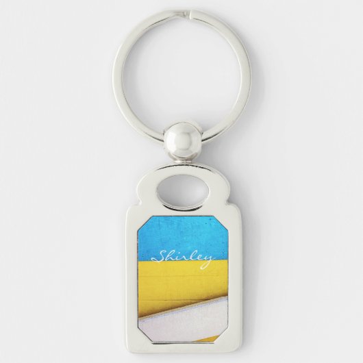 Porte-clés Bâtiment battu - Abstrait minimal par STaylor (Devant)