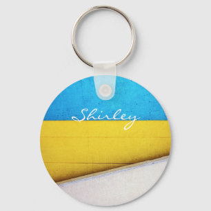 Porte-clés Bâtiment battu - Abstrait minimal par STaylor