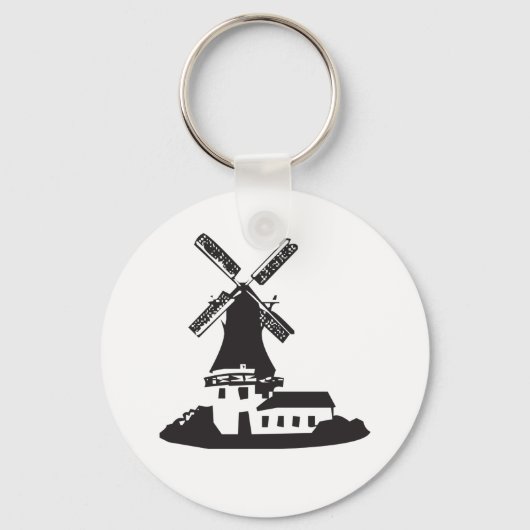 Porte-clés Bâtiment de moulin à vent (Recto)