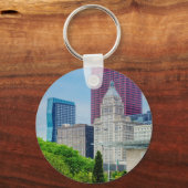 Porte-clés Bâtiments À Chicago (Recto)