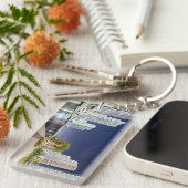 Porte-clés Bâtiments le long de la rivière Riverwalk de Miami (Devant droit)