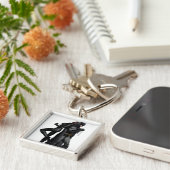 Porte-clés Batman Arkham City | Batman et Catwoman (Côté)