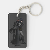 Porte-clés Batman Arkham City | Batman et Catwoman (Dos)