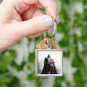 Porte-clés Batman et Harley (main)