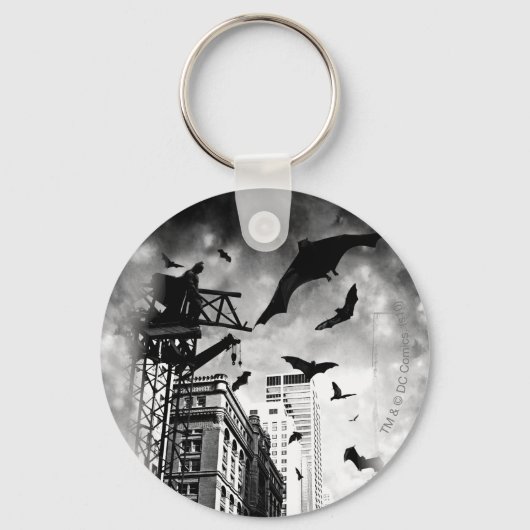 Porte-clés Batman | Les chauves-souris qui traversent Gotham (Recto)