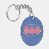 Porte-clés Batman | Logo Pink Polka Dot (Devant gauche)