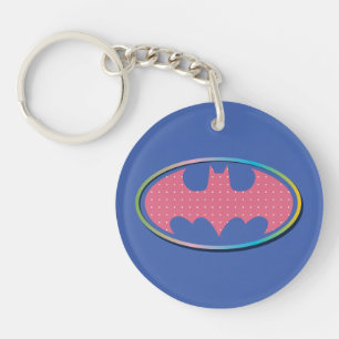 Porte-clés Batman Logo Pink Polka Dot