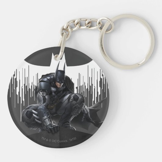 Porte-clés Batman perché sur un pilier (Dos)