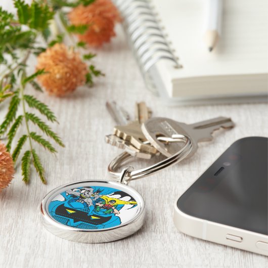 Porte-clés Batman & Robin Ride Batmobile (Côté)