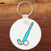 Porte-clés Bâton de hockey Aqua Field (Recto)