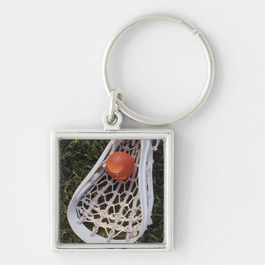 Porte-clés Bâton et boule de lacrosse (Devant)