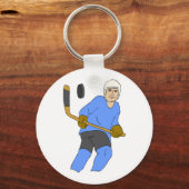 Porte-clés Bâton Et Camion De Hockey (Recto)