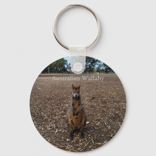 Porte-clés Bâtonnets de table Wallaby australiens, Clavier (Recto)