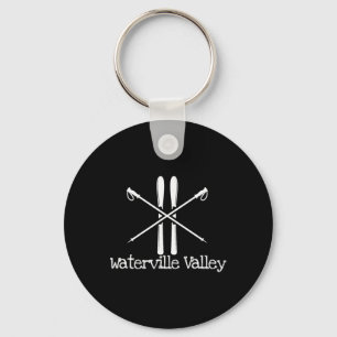 Porte-clés Bâtons de ski rustiques de Waterville Valley Skis