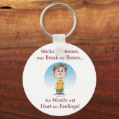 Porte-clés Bâtons et pierres (Recto)